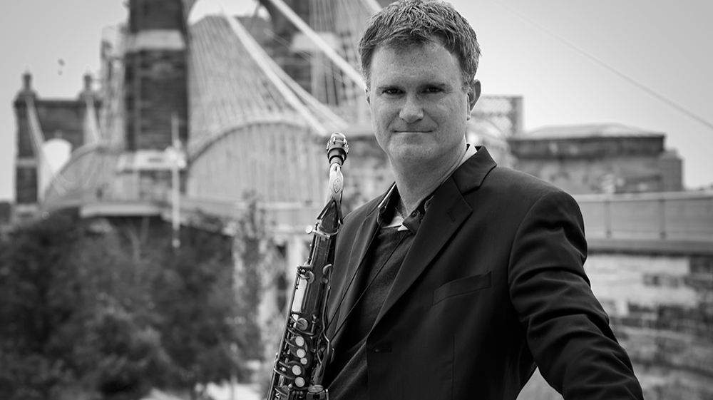 Saxophonist Brent Gallaher